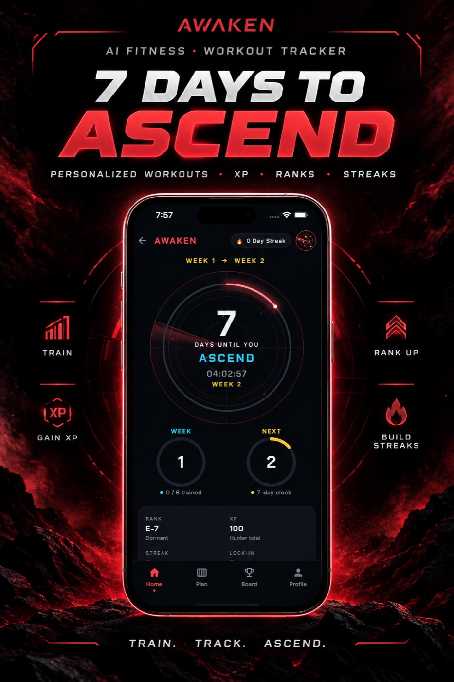 Seven days until you ascend