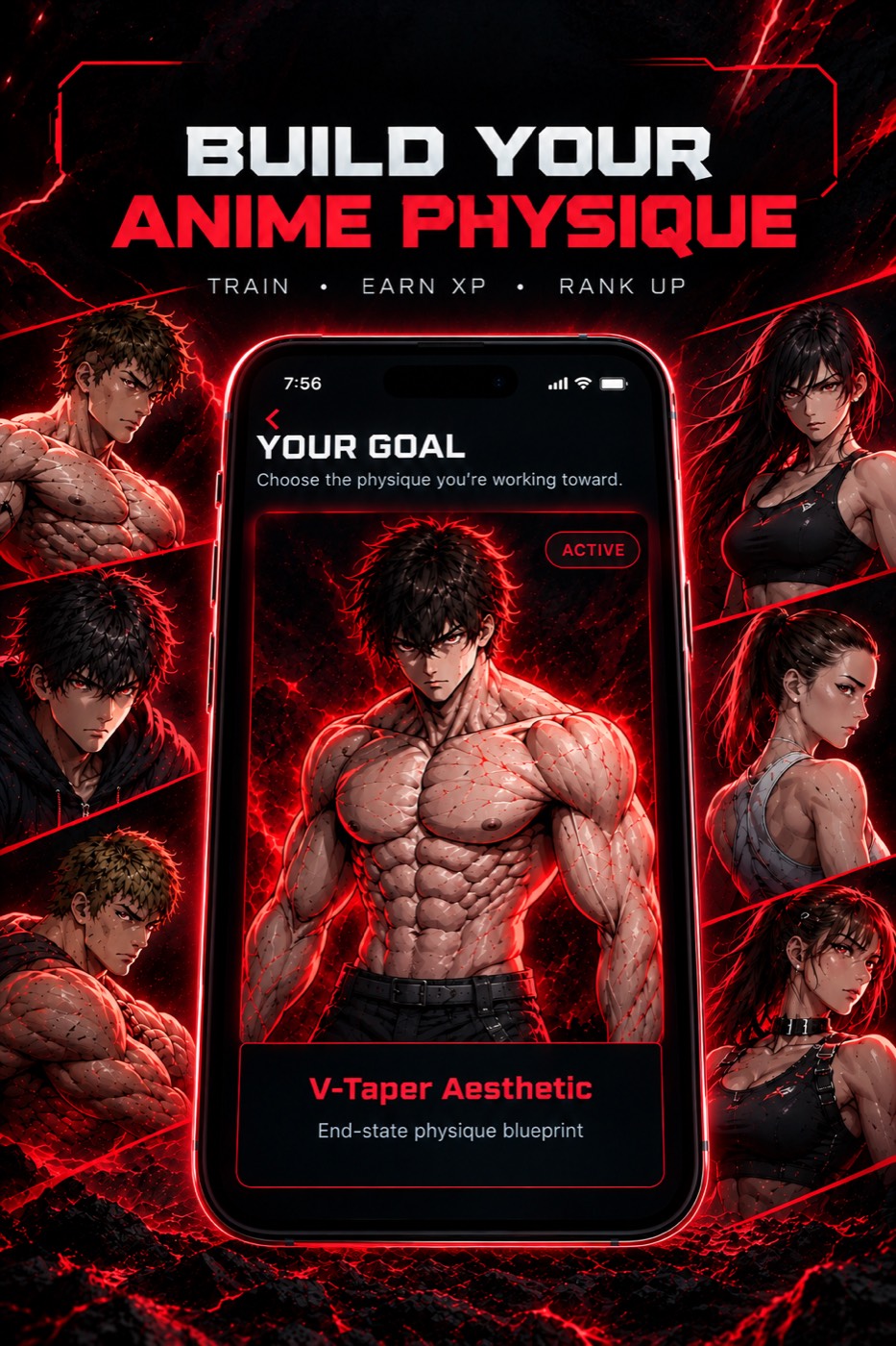 Choose the physique you are working toward