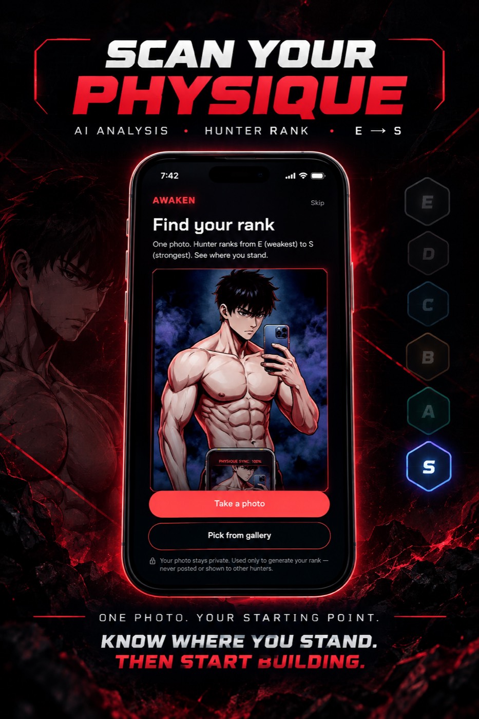 Scan your physique and see your rank